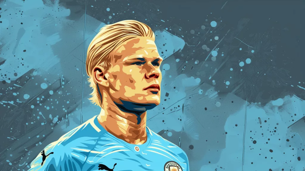 erling haaland vector