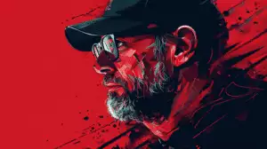 Stylized graphic jurgen klopp