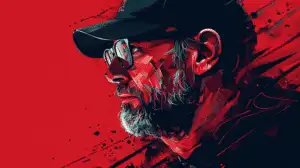 Stylized graphic jurgen klopp